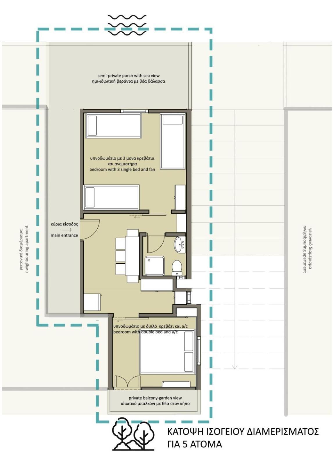 Poseidon Apartments Gythio Ruang foto